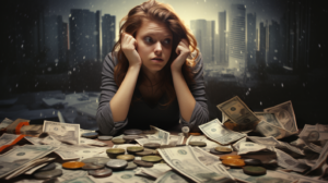 _Mujeres con estrés financiero 