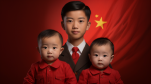 tres hijos de China