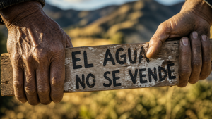 una multitud protestó